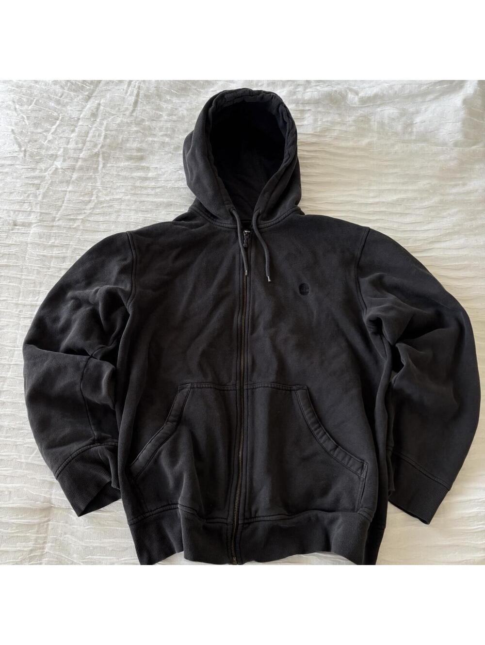 Timberland Men's Black and Grey Hoody